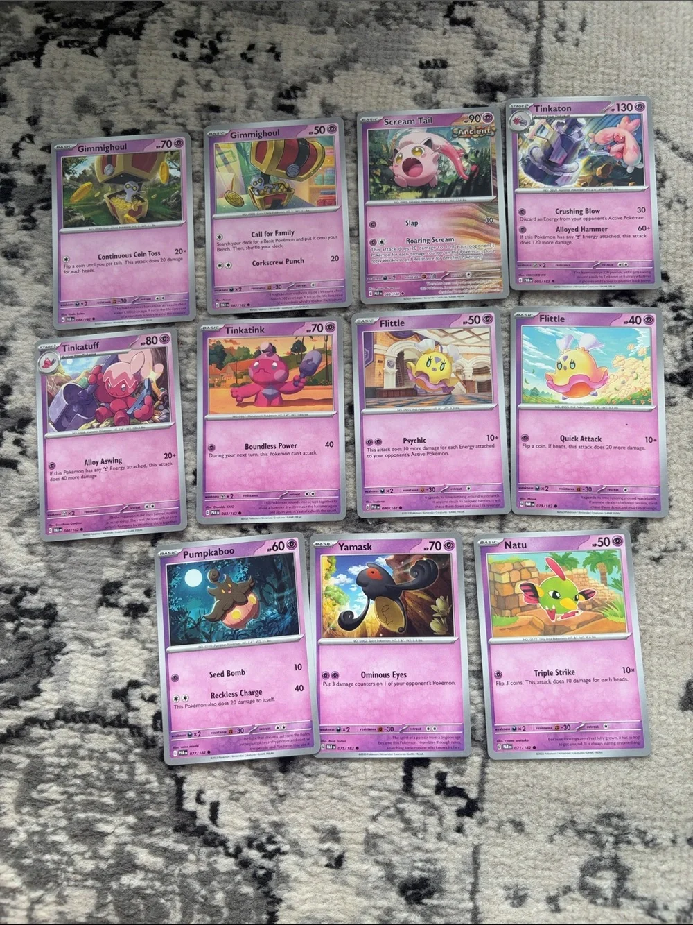 Paradox Rift Binder Builder Lot | 82 Unique Cards | Pokémon Set Collection